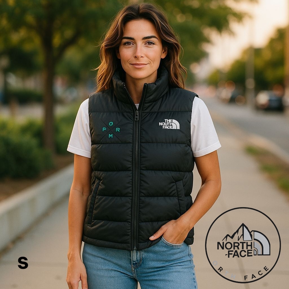 The North Face Black Quilted Vest